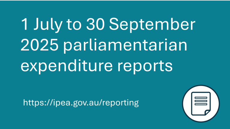 1 July to 30 September 2025 expenditure reports