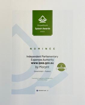 Nominee, IPEA, DrupalSouth Splash Awards