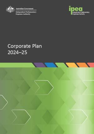 2024-25 IPEA corporate plan cover page